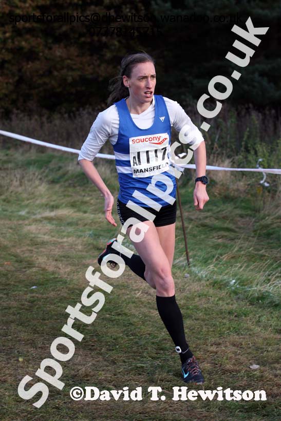 Senior women, 2016 National Cross Country Relays, Berry Hill Park, Mansfield. Photo: David T. Hewitson/Sports for All Pics